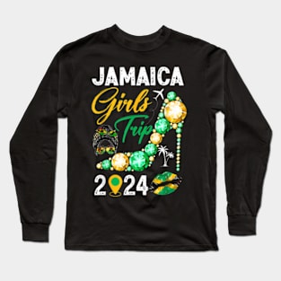 Girls Trip Jamaica 2024 Weekend Summer Vacation Trip T-Shirt Long Sleeve T-Shirt